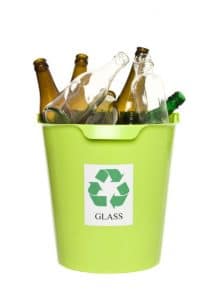 poubelle de recyclage du verre